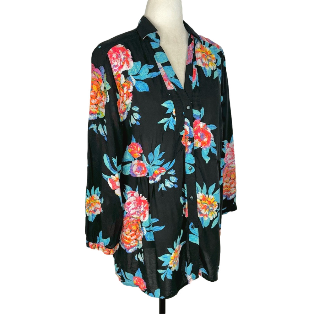 Anthropologie Maeve Woodland Walk top
